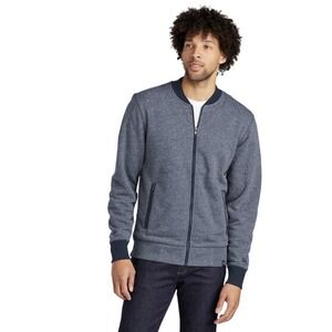NEW! New Era Terry Baseball Jacket Full Zip Blue SZ S